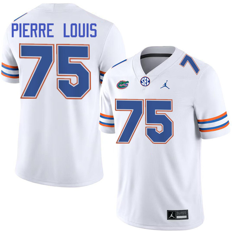 Daniel Pierre Louis Florida Jersey,Florida Gators #75 Daniel Pierre Louis Uniforms,Jersey Youth-Whit